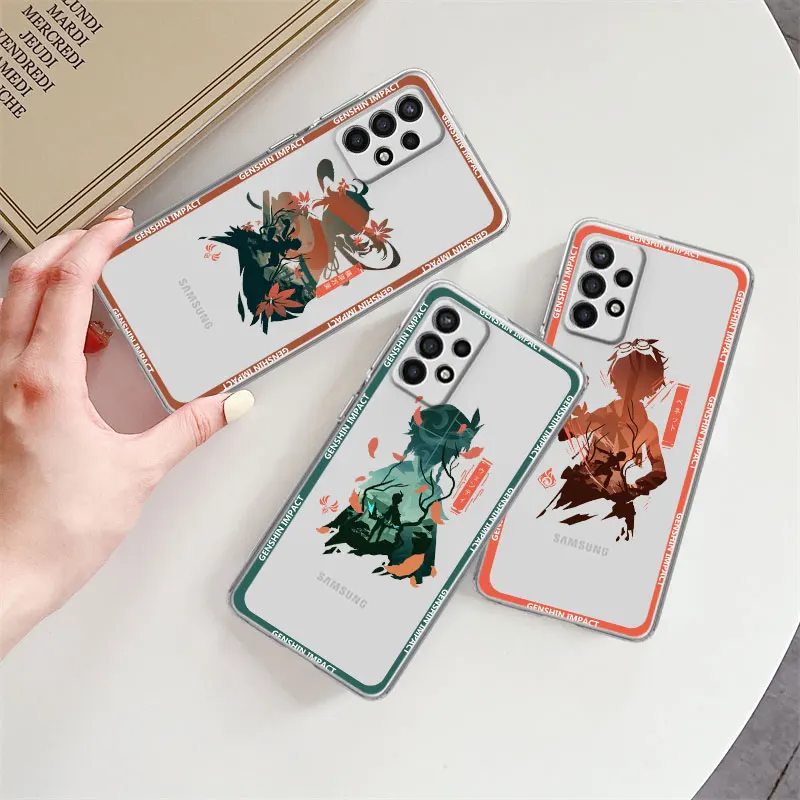 

Genshin Impact Kazuha Case For Samsung Galaxy A52 A51 A12 A21s A71 A32 A22 5G 4G A50 A70 A53 A31 A02s A13 A20s A20e Fundas