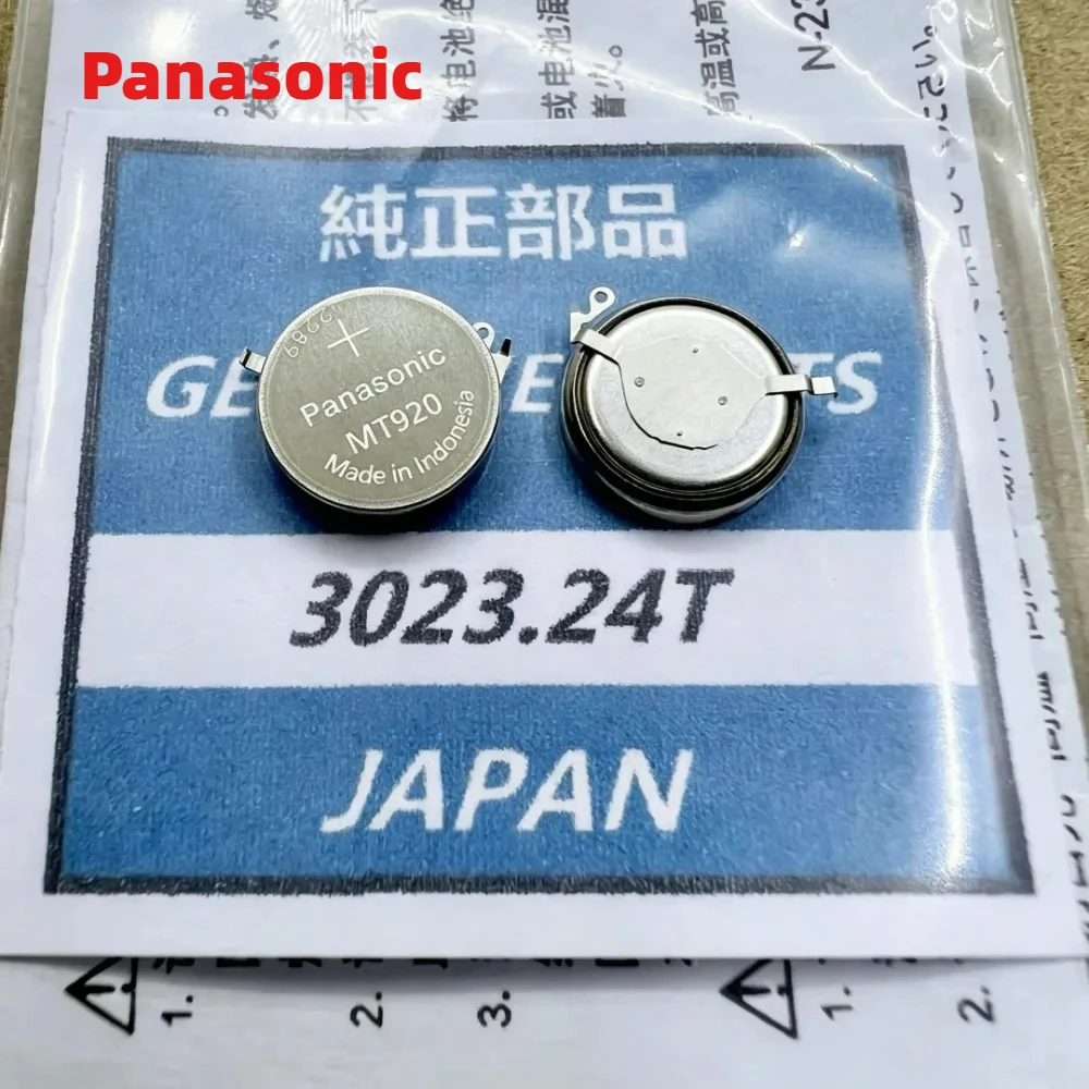 Фото Оригинальная перезаряжаемая батарейка Panasonic MT920 3023-24T 1.5V для часов, совместимая с 3023-44Z, 5M54, 5M62, 5M63, 5M65, 7L22, YT57, YT58 №1