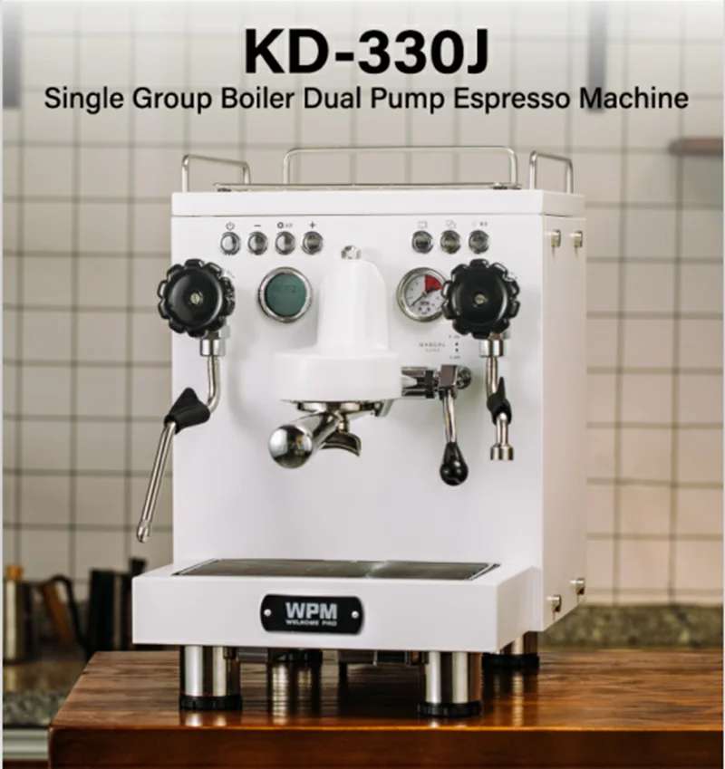 WPM KD-330J Single Group Boiler Dual Pump Espresso Machine (