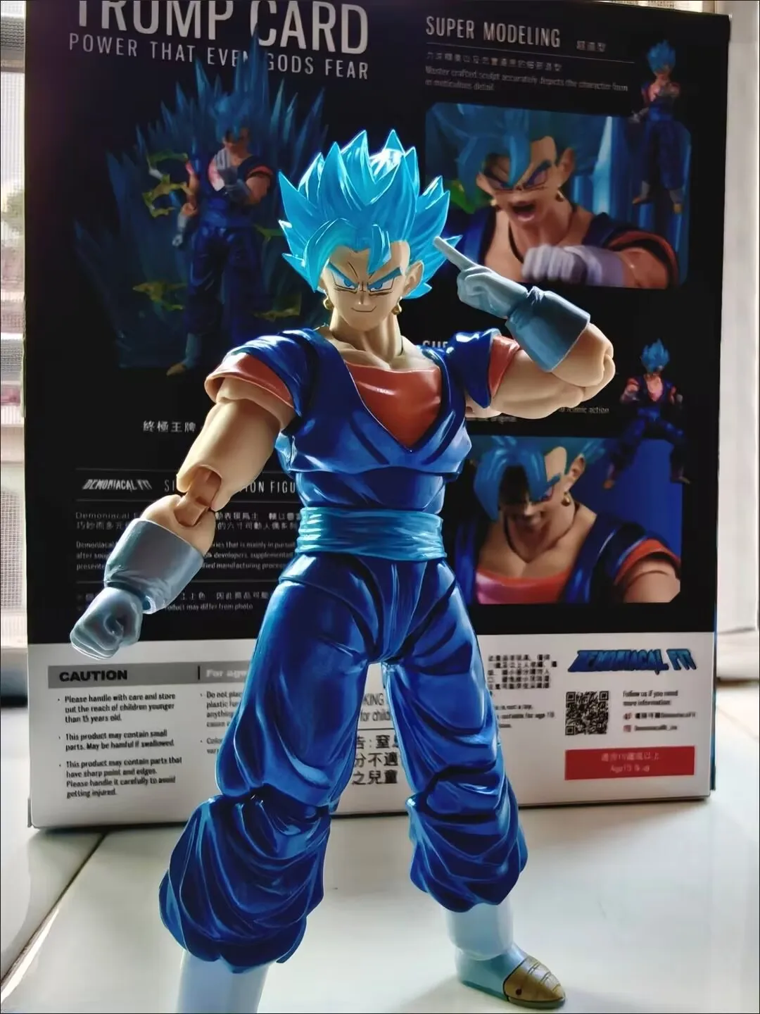 Коллекционная фигурка Demoniacal Fit Dragon Ball Super Saiyan Vegetto: Мощная карта, которую даже боги боятся. Аниме-модель, игрушка, подарок. (art.: 3920dc8bf0679) - 3920dc8bf0679