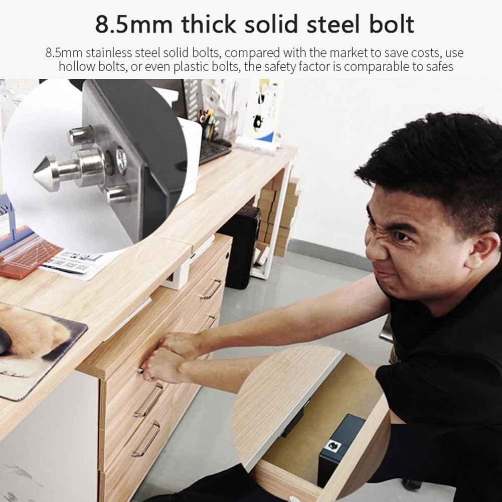 

T8 Smart Cabinet Drawer Lock IC Card TTLock APP Unlock for Furniture Wooden Door