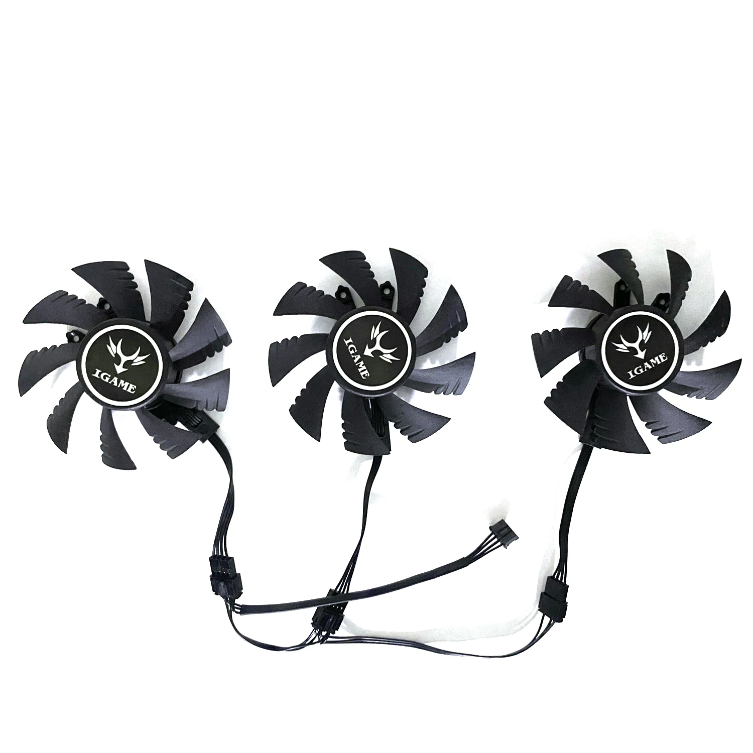 Новый вентилятор для графического процессора iGame GTX 1070Ti/GTX1080/GTX1060/GTX1050 3 шт. 75 мм 4