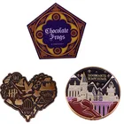 Волшебная школьная брошь ведьмы и эмалированная булавка шоколадная лягушка Волшебный мир сердце булавка на лацкан