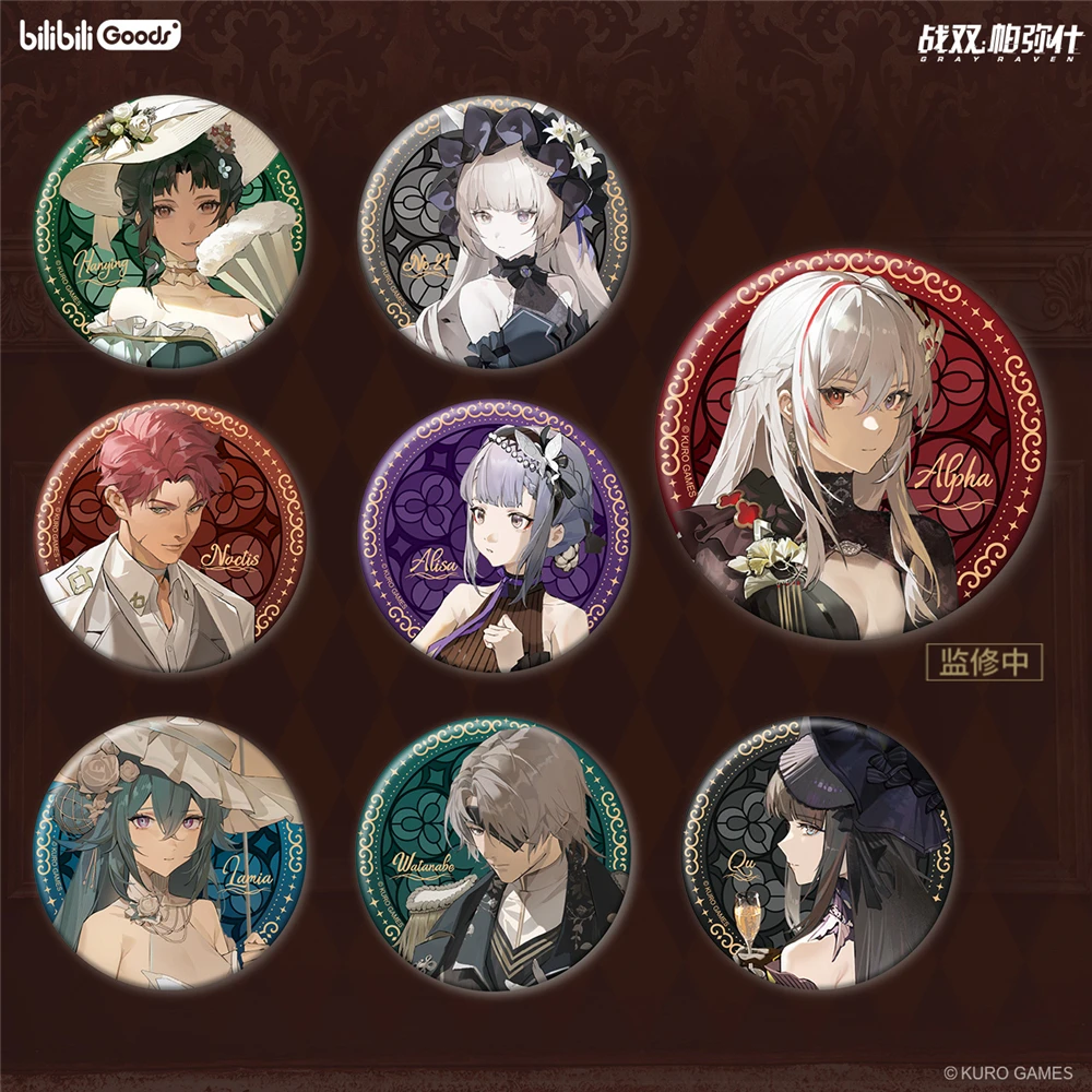 Игра GREY RAVEN PUNISHING No.21 Watanabe lamia Qu Arisa Косплей Костюм Значок Pin SPTE Жесть Брошь Опора