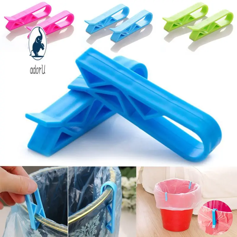 Sealing Clip Slip-proof Waste Basket Rubbish Bin Garbage Can Clamp Wholesale Lock Holder Clips Rubbish Bin Universal Household