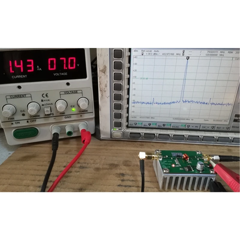 

8W 433MHz Digital Power Amplifier for Transceiver FM -VHF Ham Radio Short-Wave