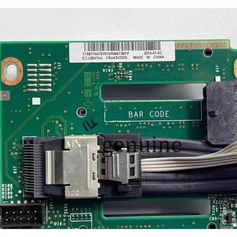 Для IBM X3850 X3950 X5 серверная объединительная плата жесткого диска 44E8796 43V7070 быстрая