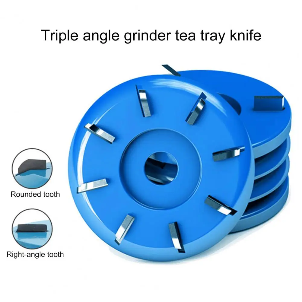 

Eight Teeth Grinding Disc High Strength Wood Carving Disc Easy Installation Wear-resistant Grinding for Electric for Woodworking