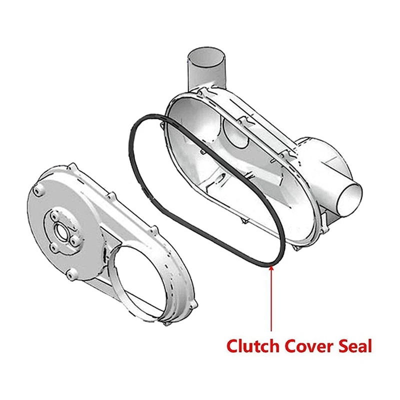 2 шт. уплотнительная прокладка для наружной коробки сцепления ремня 2014-2020 Polaris RZR