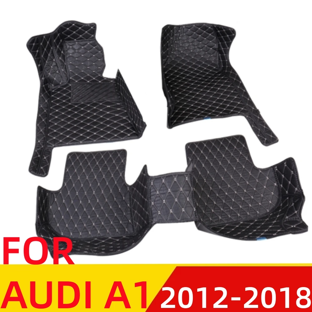 

Автомобильные коврики WZJ для AUDI A1, 4 двери, 2012-18, водонепроницаемые, под кожу XPE, под заказ, коврики для переднего и заднего пола, автозапчасти, коврик