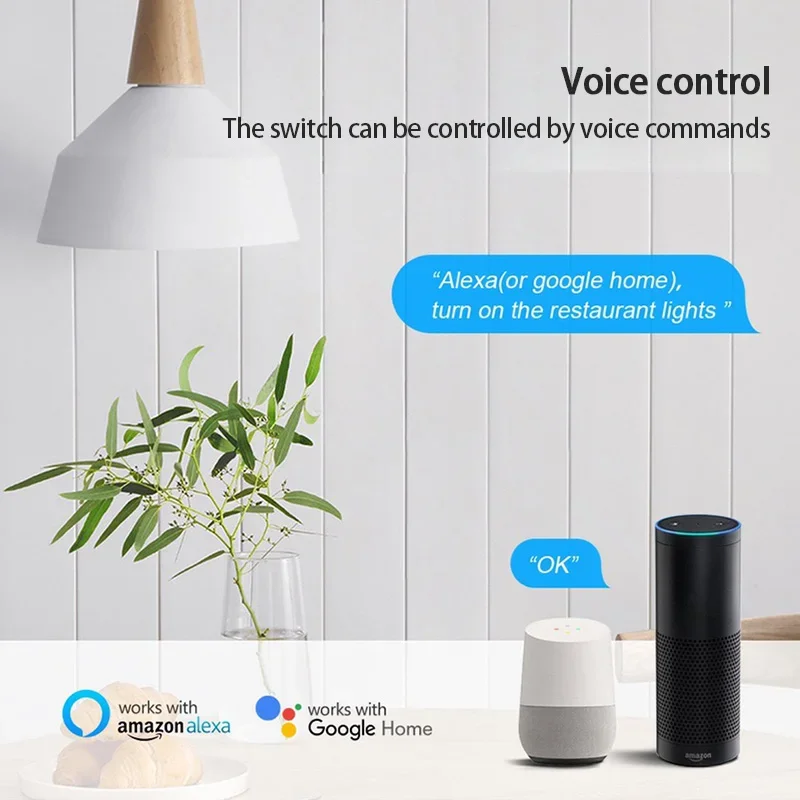 Tuya Zigbee 3/4 Gang Smart Light Switch Module Need Neutral Wire 2 Way Control DIY Breaker Works With Alexa Google Home