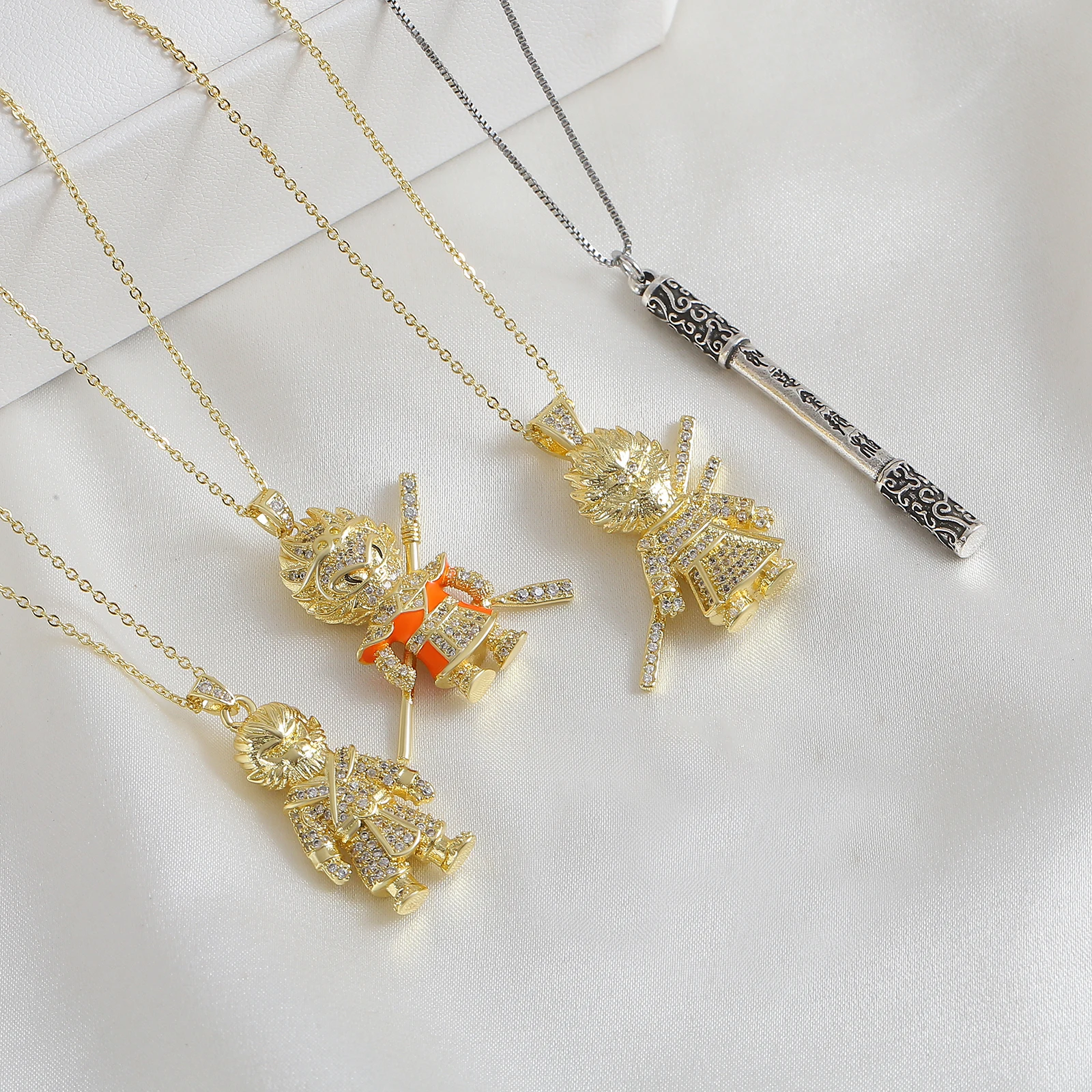 SUNSLL игровая периферия черный миф Wukong кулон ожерелья Jingu Bang для женщин и мужчин