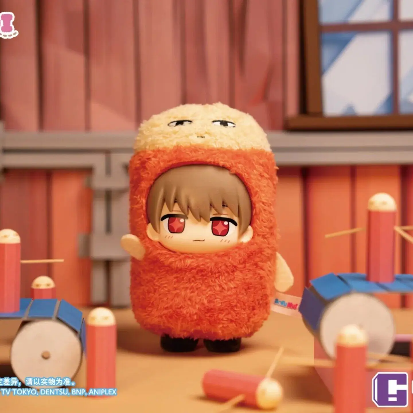 Фото Брелок-фигурка Bandai Gintama из мягкого винила, коллекционный сувенир, подарок для любителей аниме №5
