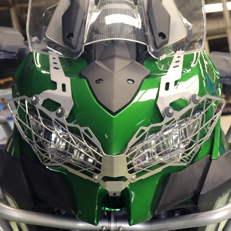 

Motorcycle Headlight Guard Protector Grille Grill Cover For Kawasaki Versys 1000 KLE1000 2019 2020 2021 2022 2023 Moto Parts
