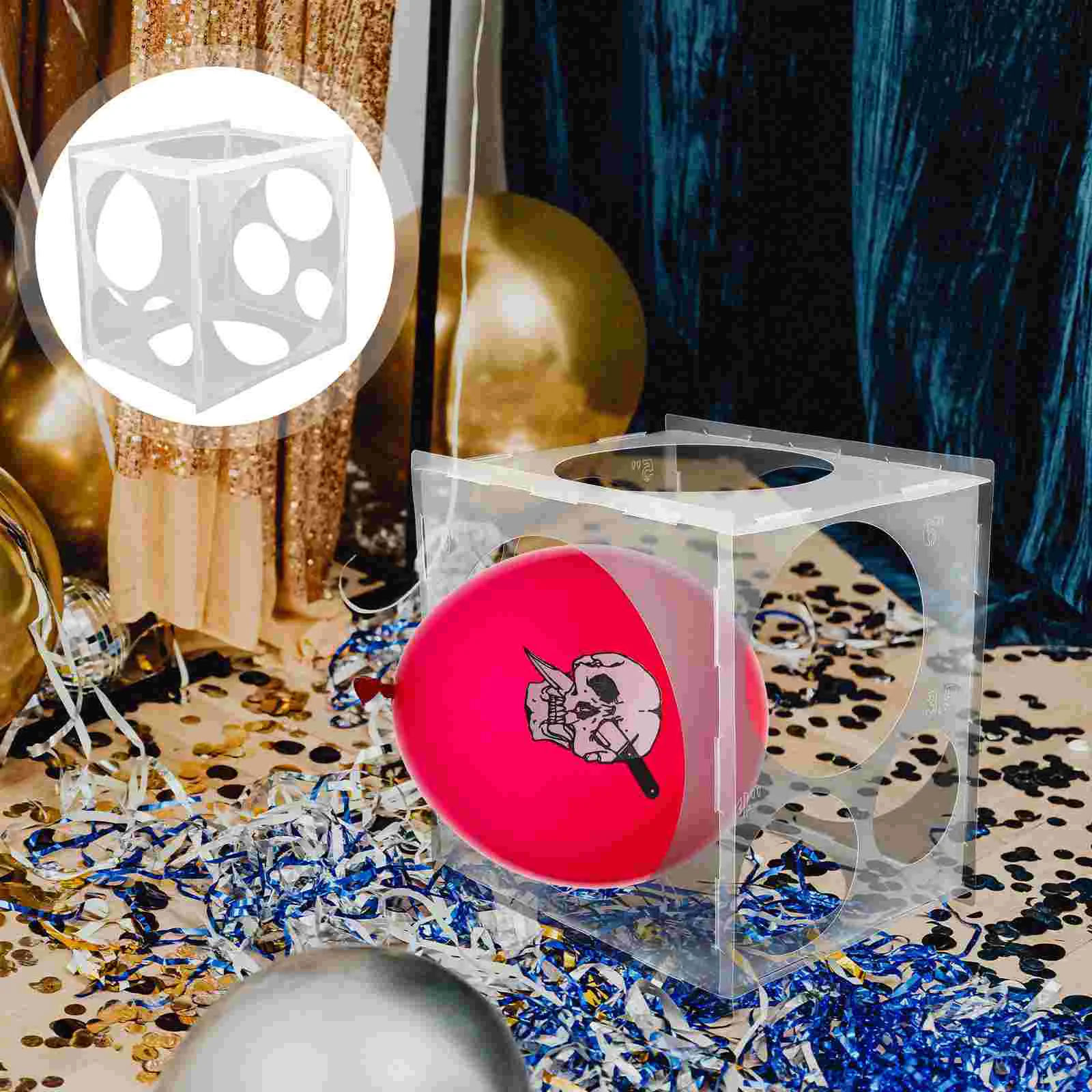 

Balloon Sizer Box Measurement Cube Tool Measuring Party Measure Ruler Arch Columns Collapsible Sphere Measurer Folding Portable
