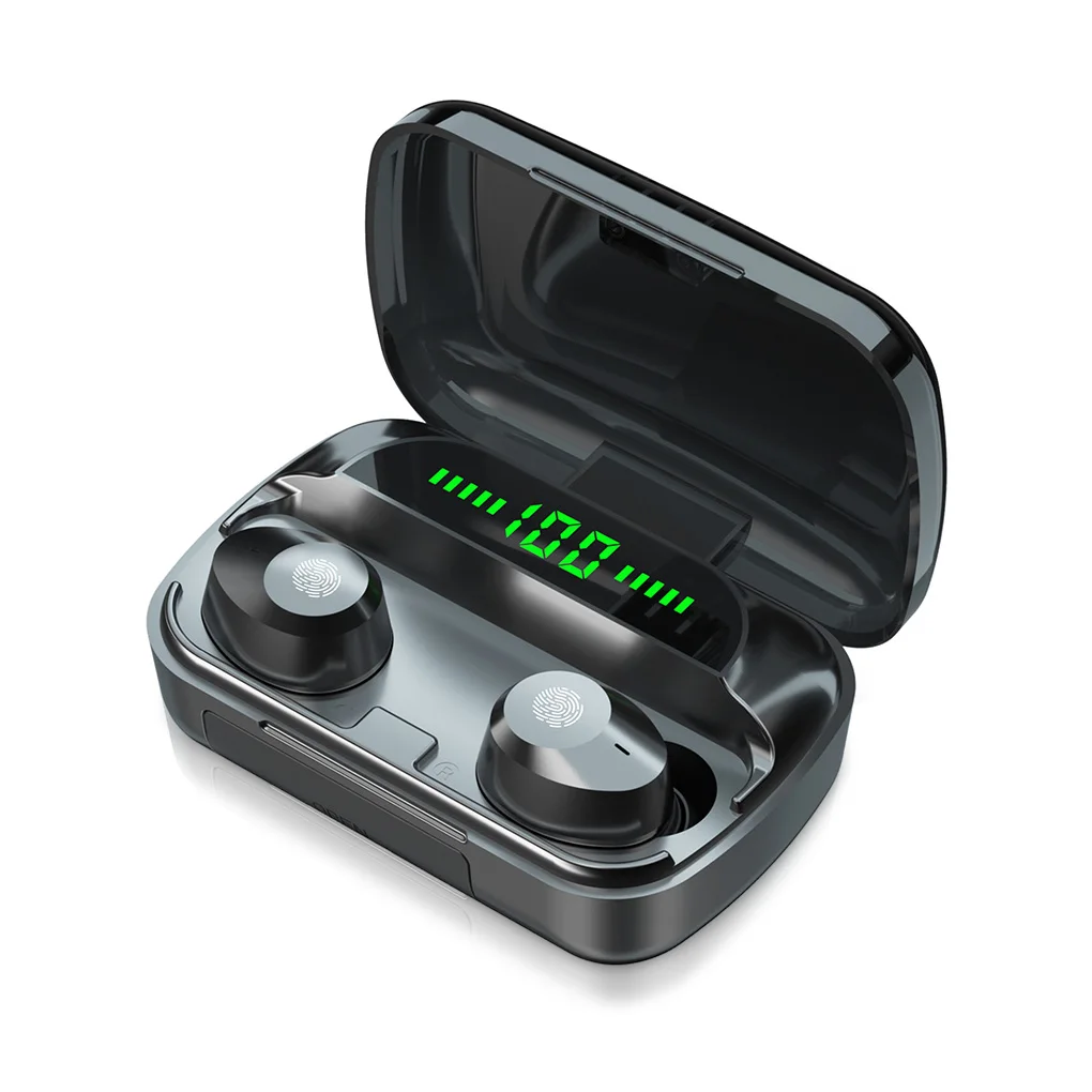 

Bluetooth-compatible V5.1 Earbuds Rechargeable Waterproof Low Latency Noise Cancelling Earphones Headset with Mic