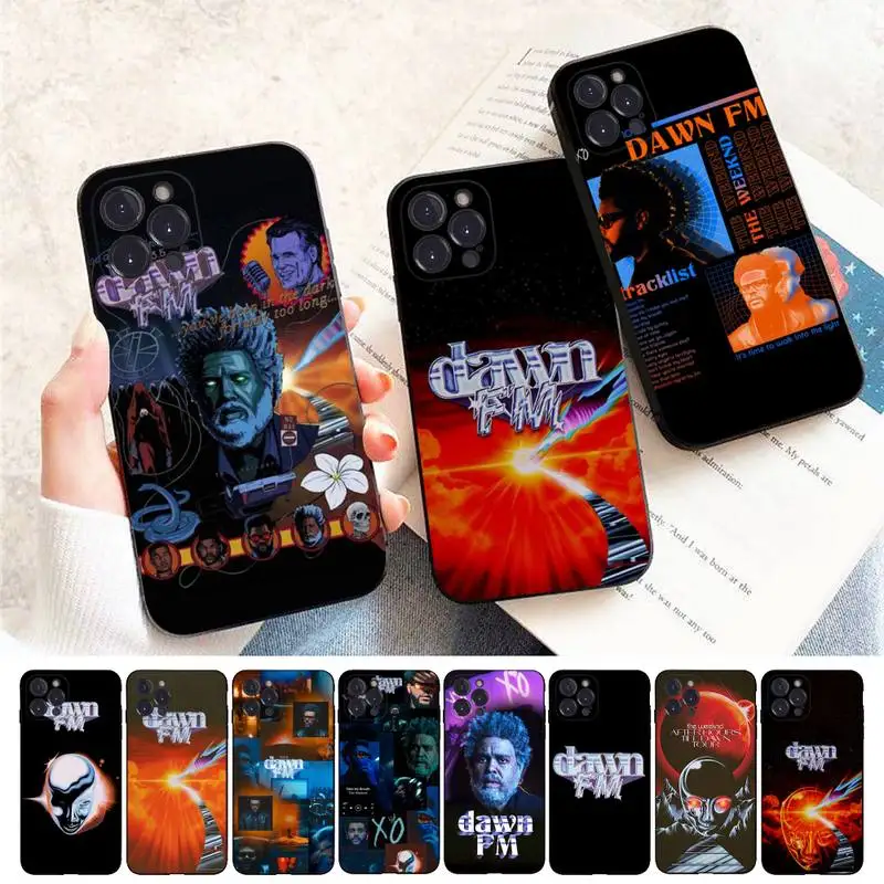 

The Weeknd New Album Dawn FM Phone Case For iPhone 11 12 13 14 Pro Max Mini X XS Max XR 6 7 8 Plus SE2 Funda Shell