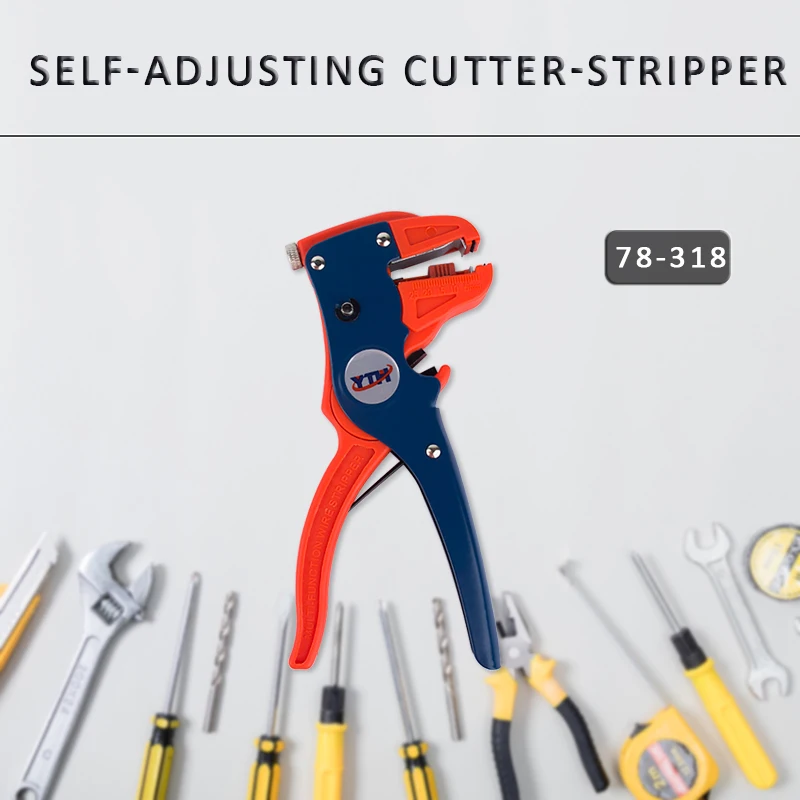 

Adjustable Automatic Cable Wire Stripper Cutter Crimper Multifunctional Crimping Stripping Plier Tools Electric Hand Tool