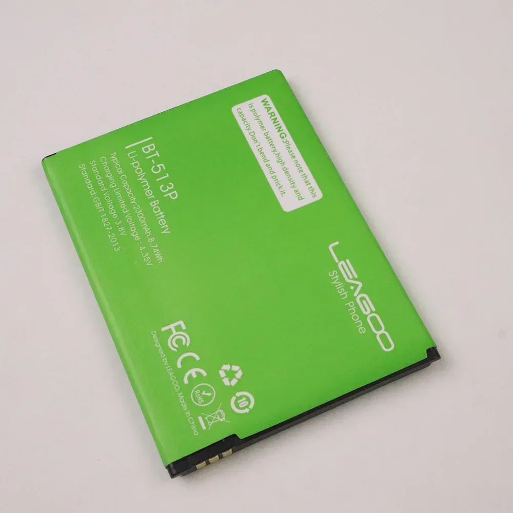 Оригинальный аккумулятор емкостью 2300 мАч для телефона Leagoo M5 BT513P BT-513P