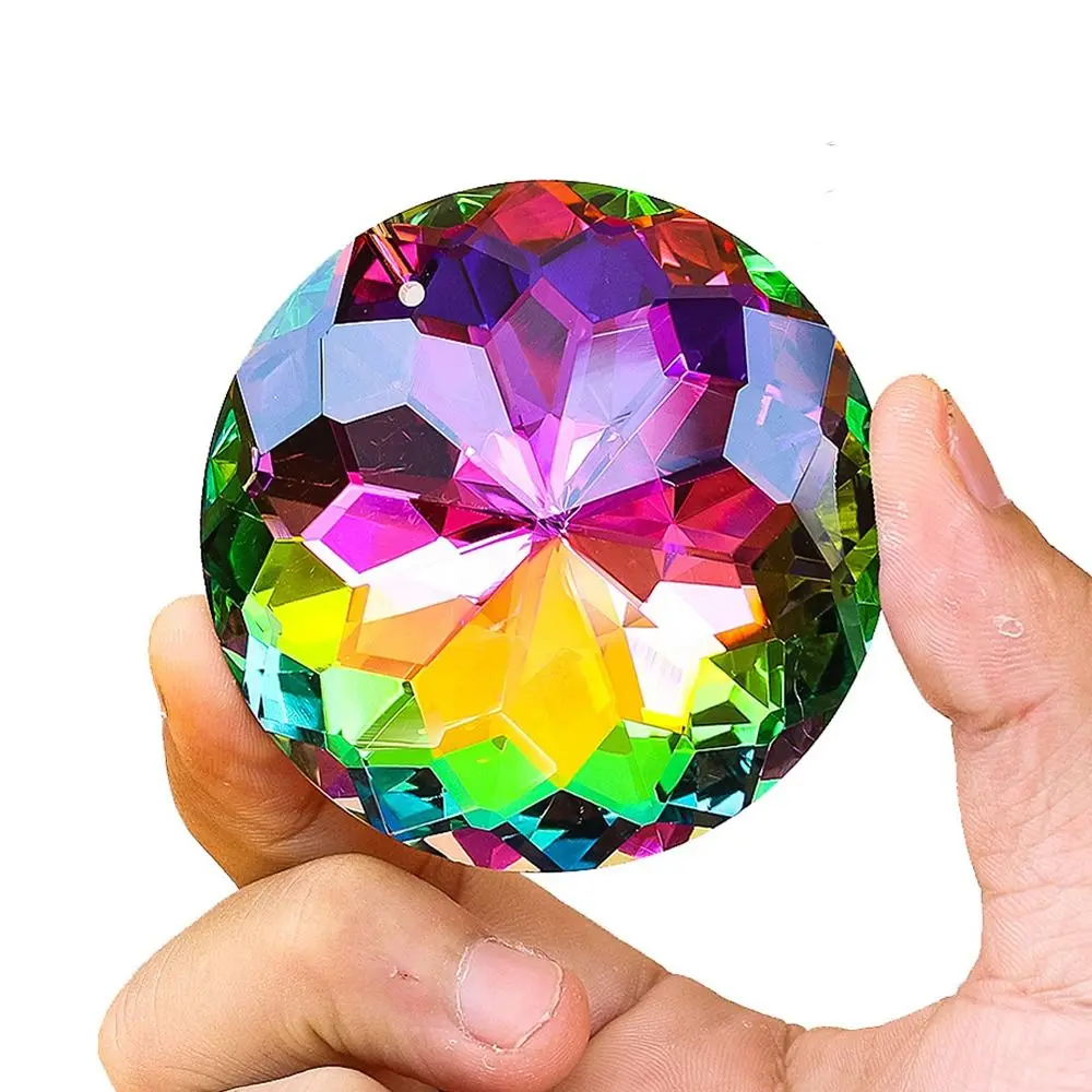 

Хрустальный ловец солнца мандала 60 мм