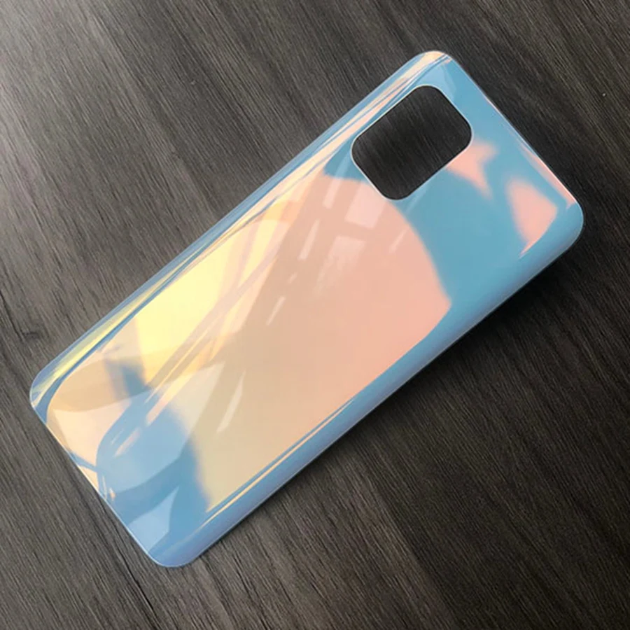 Прозрачная задняя крышка для Xiaomi Mi 10 Lite 5G аккумулятора Задняя стеклянная панель