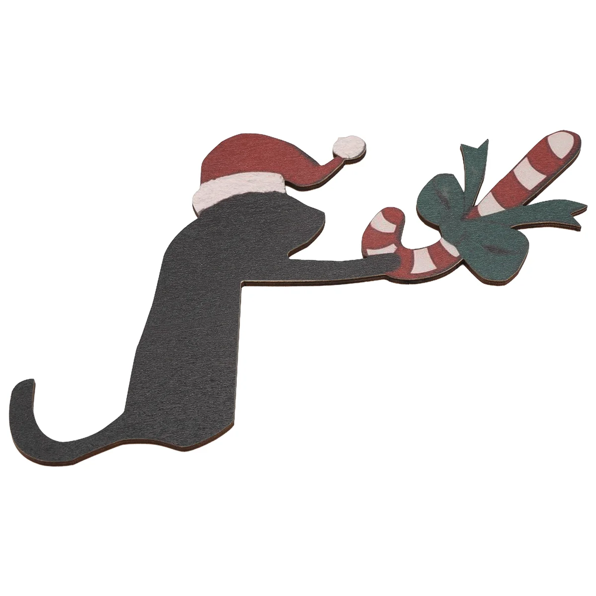 Рождественская дверь угловой знак деревянная кота Топпер Декор рамка орнамент