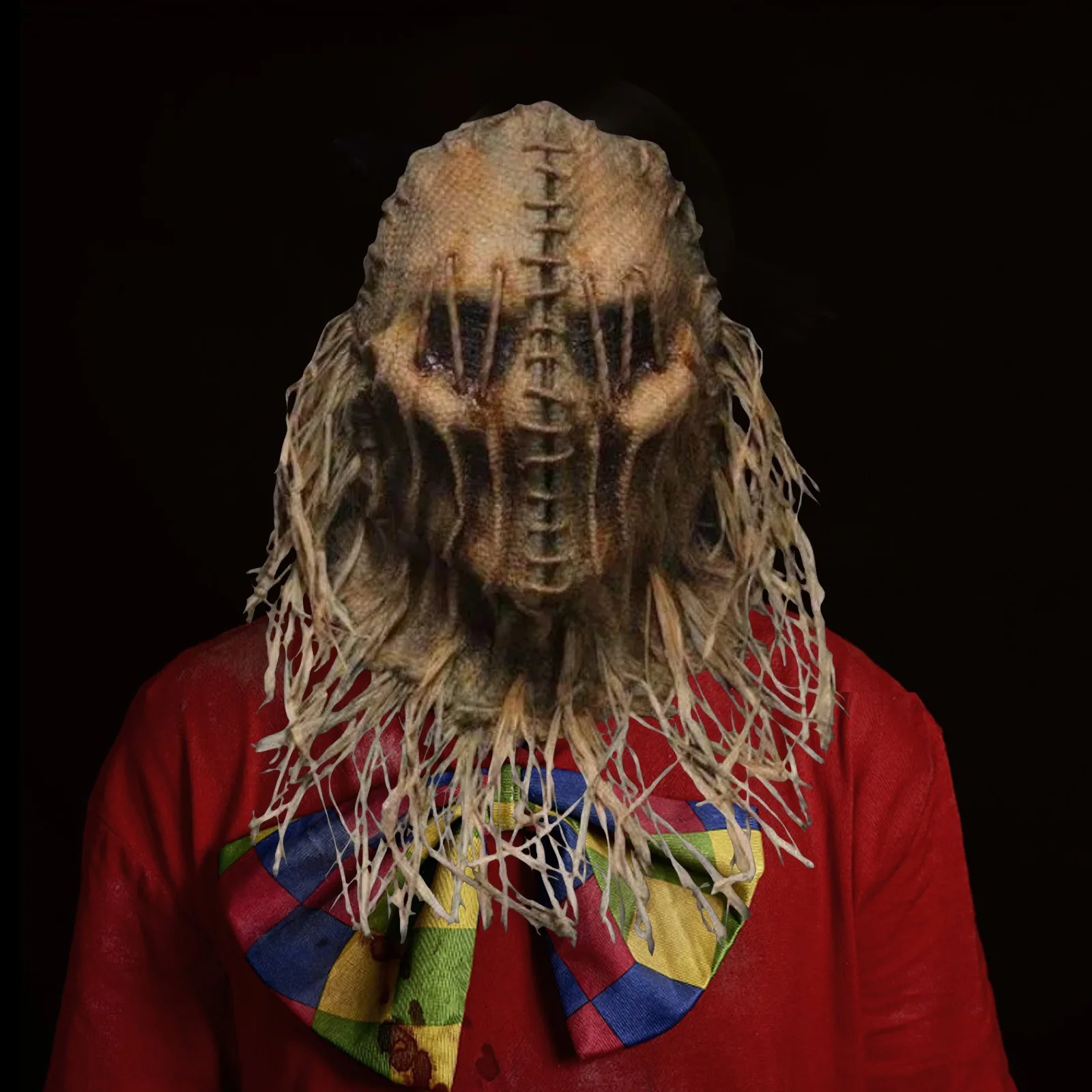 

Scarecrow Mask Horror Halloween Mask Creative Halloween Costume Headgear For Masquerade Party Cosplay Scary Props