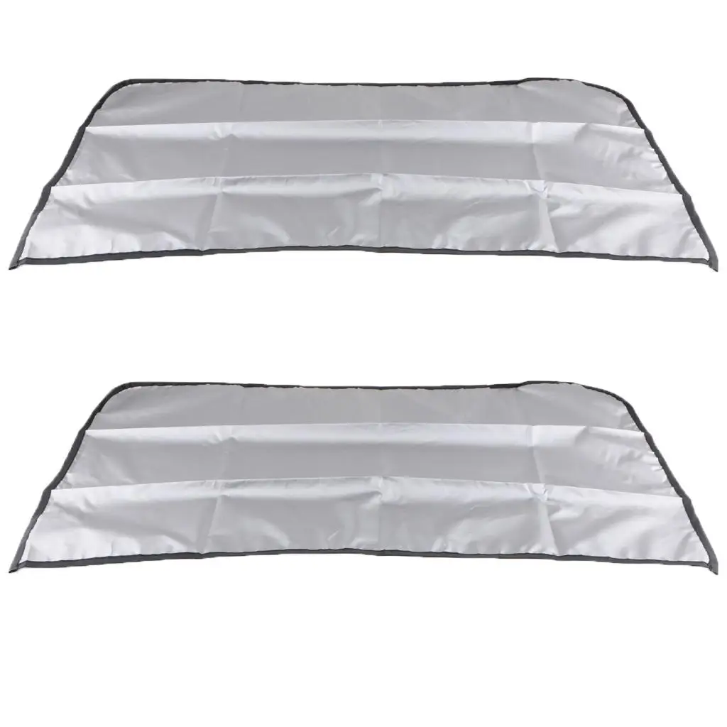 

1 Pair Magnetic Sunshade Shield Curtains Double Sides For Windows