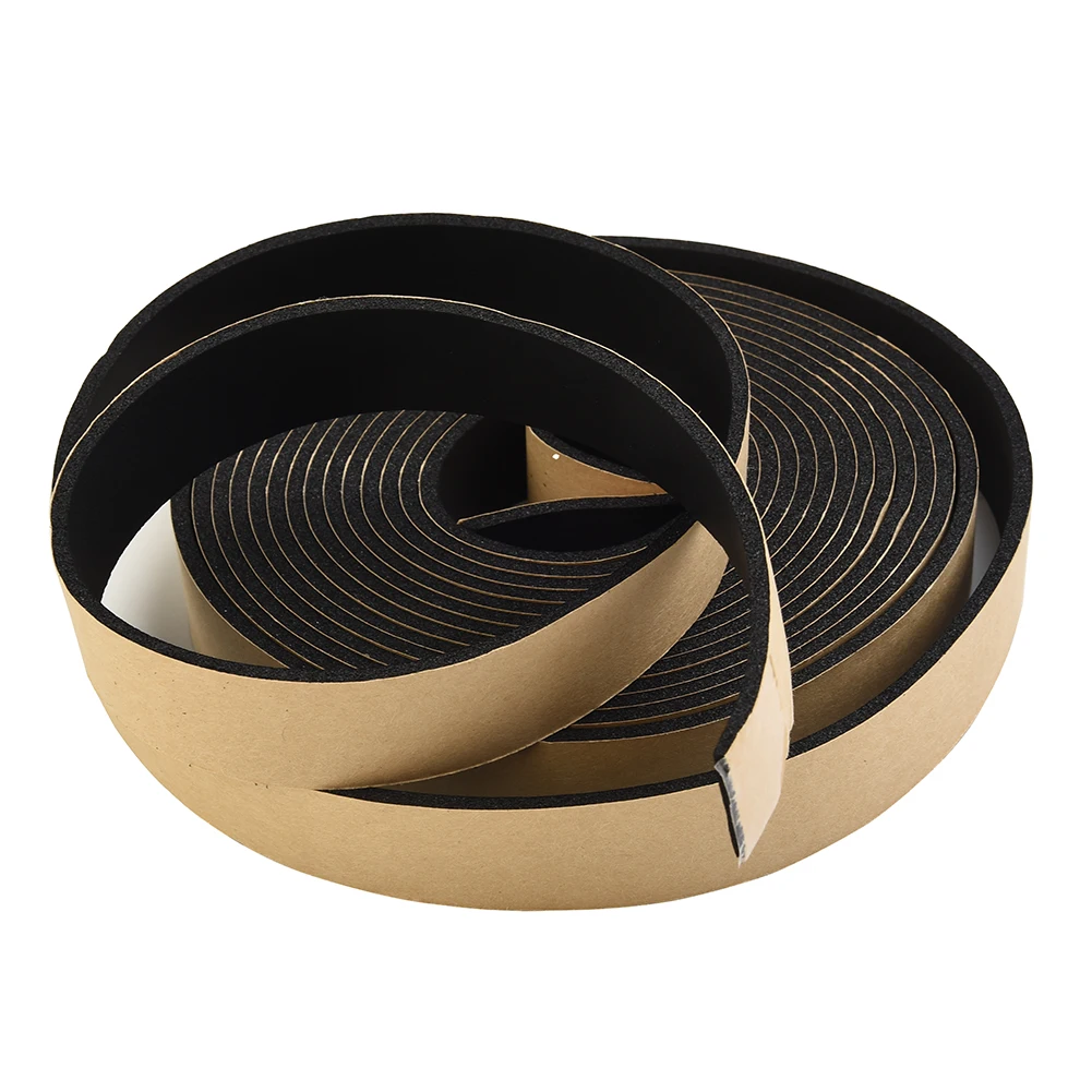 

Foam Sealing Strip Waterproof With M Double-Sided Tape Brand New Dustproof Universal Weatherstrip Rain Visor Durable