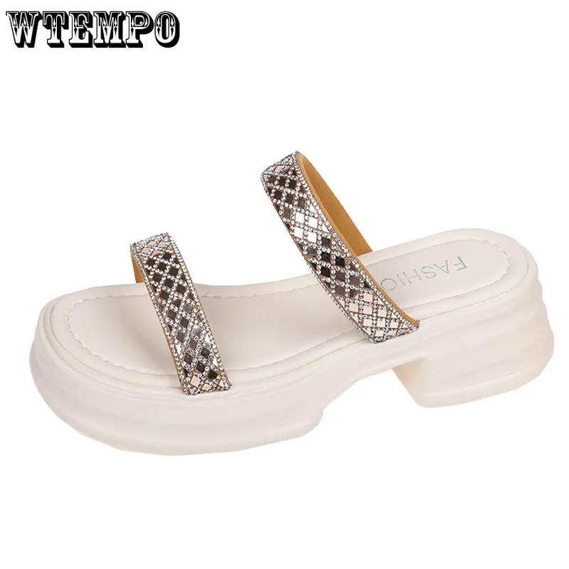 

WTEMPO Summer Fashion Sexy Women's Shoes Wedge Heel Platform Sandals Fairy Style Sandals Wholesale Dropshipping