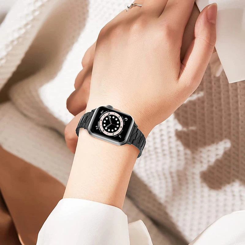 Strap For Apple Watch band 44mm 40mm 45mm 41mm 42mm 38mm Stainless Steel Wristband apple watch bracelet iwatch series 7 6 5 4 SE