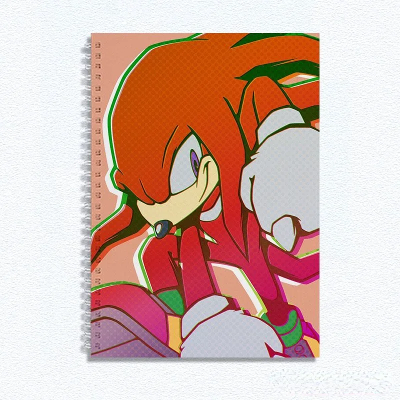 Утолщенный альбом для рисования с твердым корпусом из мультфильма Ежик Sonic