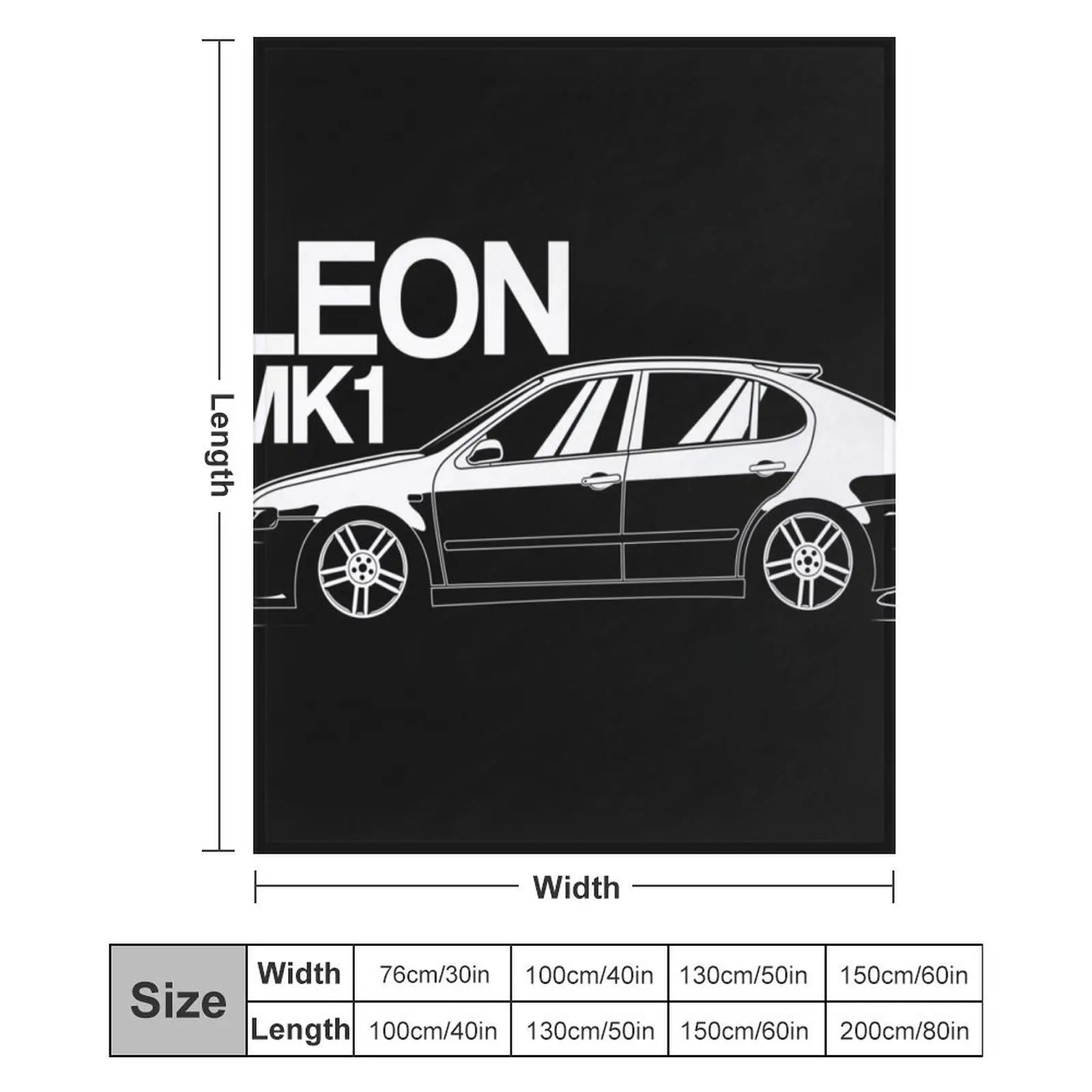 Seat Leon MK1 - Плед CarCorner Диваны Свободные зимние кровати Гигантские одеяла для