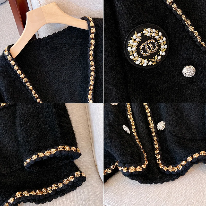 Новинка Осень-Зима в режиме реального времени большой женский комплект с