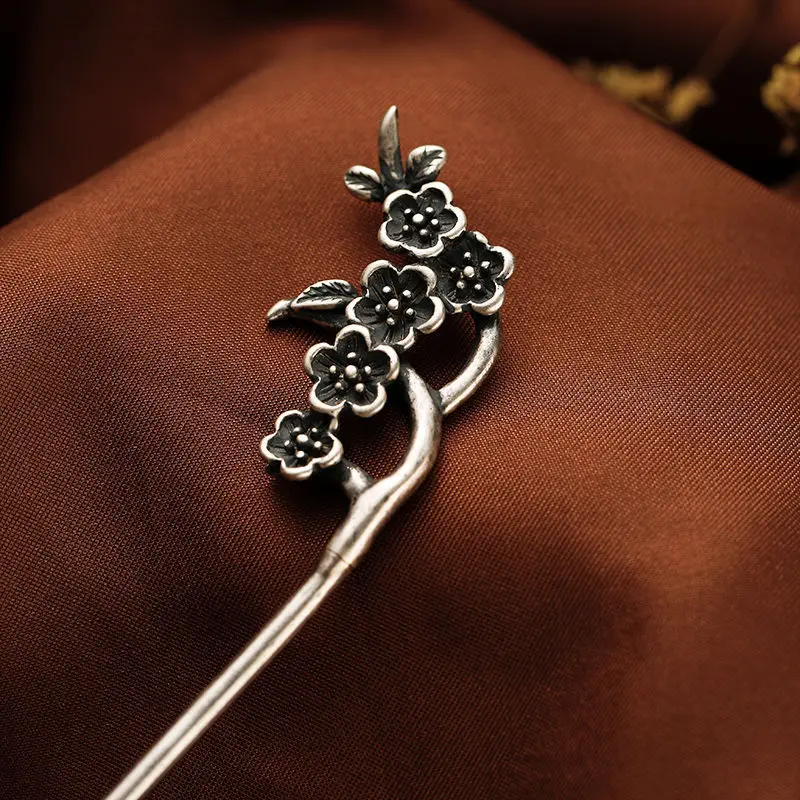 

Женская тиара из серебра 925 пробы с натуральной магнолией