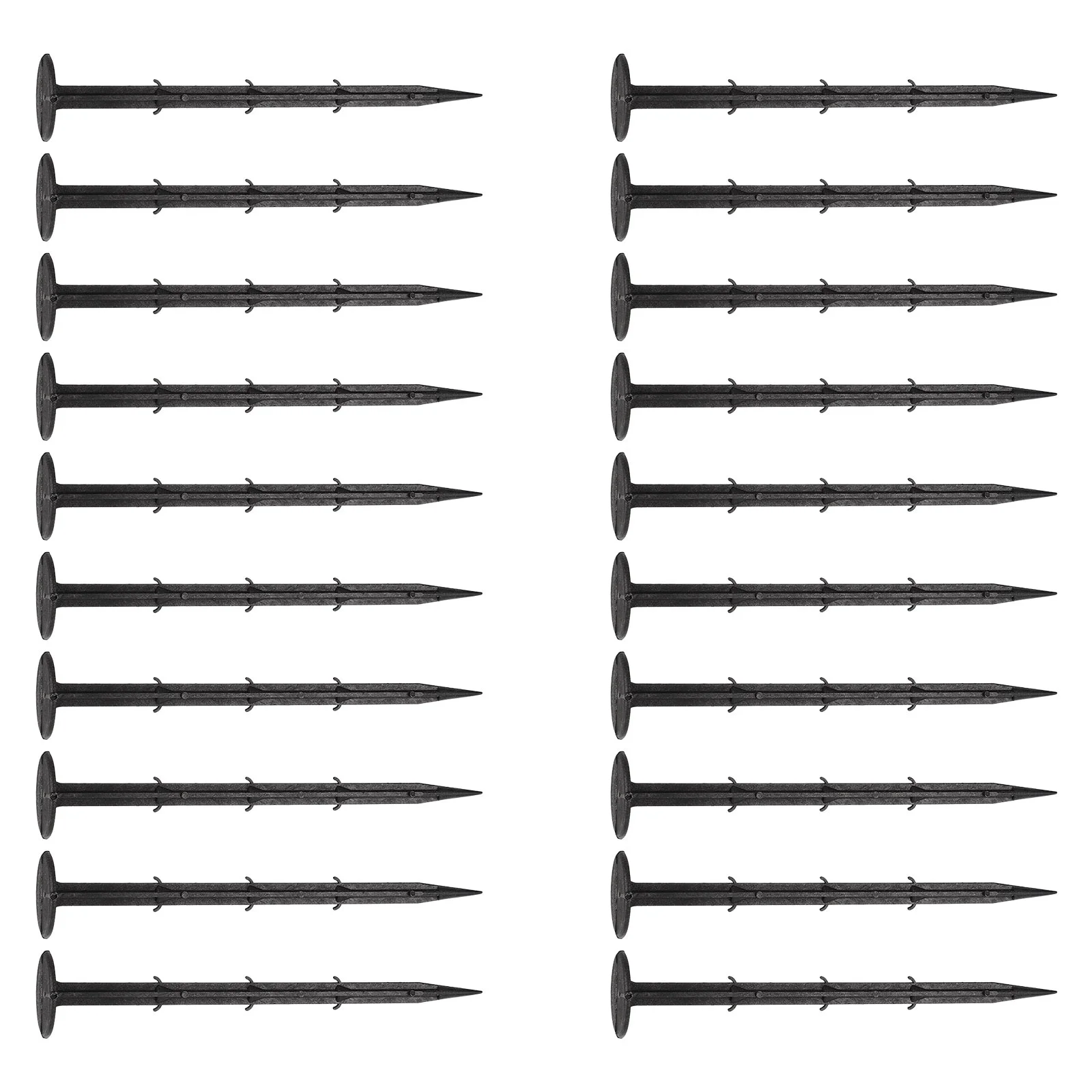 

Ground Stakes Nail Stake Garden Landscape Tent Gardening Spikes Plastic Pegs Nails Peg Camping Outdoor Fixing Anchors Lawn