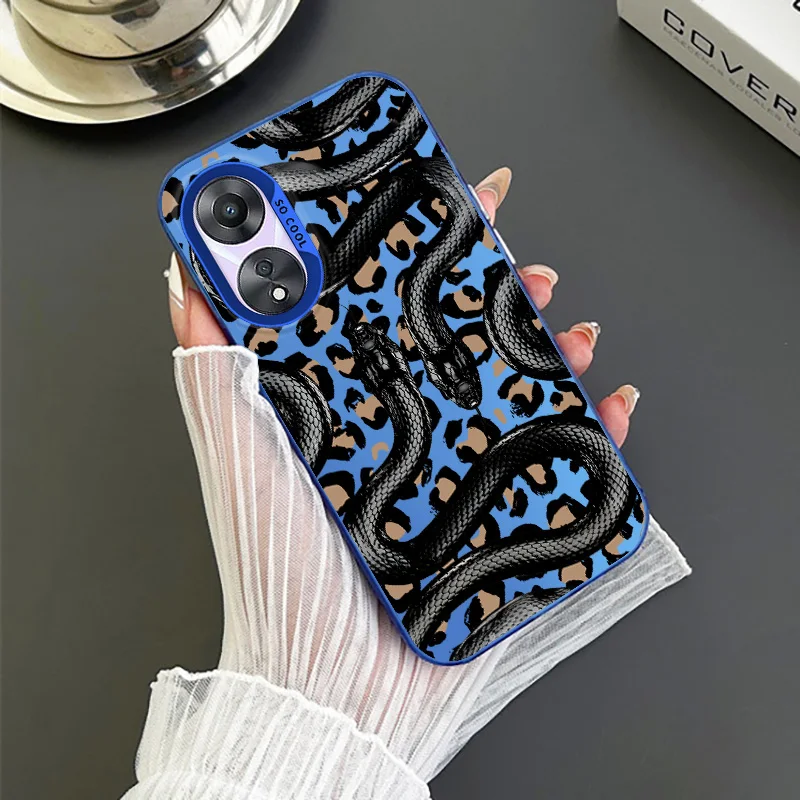Black Mamba Snake Colorful Phone Case For OPPO Realme 13 12 11 10 9i 8i 6i 5i 5S Narzo 20A 10A Pro Plus Funda Cover Shell Capa
