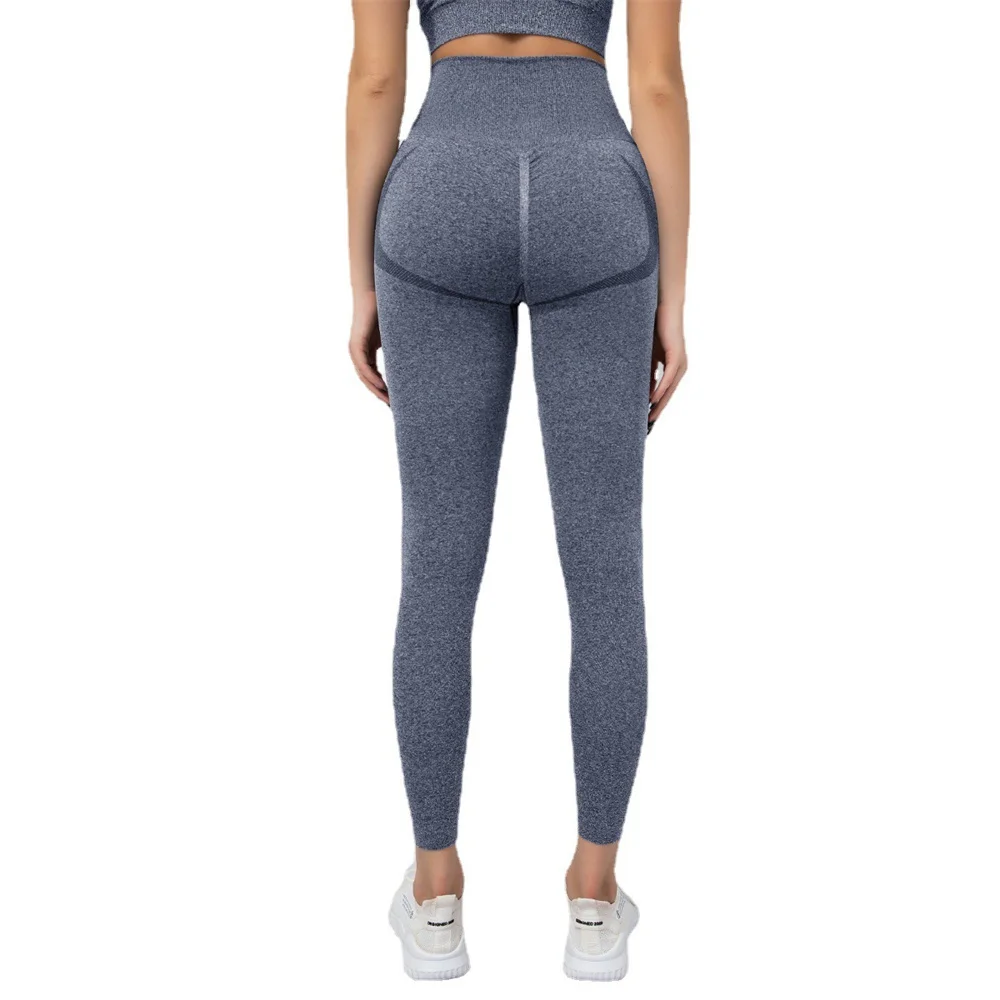Woman Seamless Butt Lift Yoga Pants Sports Running Fitness Leggings High Waist Nude Tight Peach Hip Pants 2022 New
