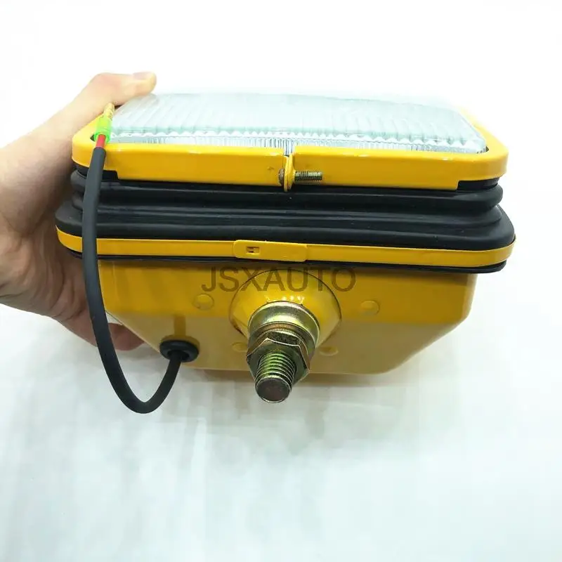 Фары общего назначения для экскаваторов SANY ZX SK CATERPILLAR CAT KOMATSU PC с железным корпусом квадратной формы для установки на стрелу.