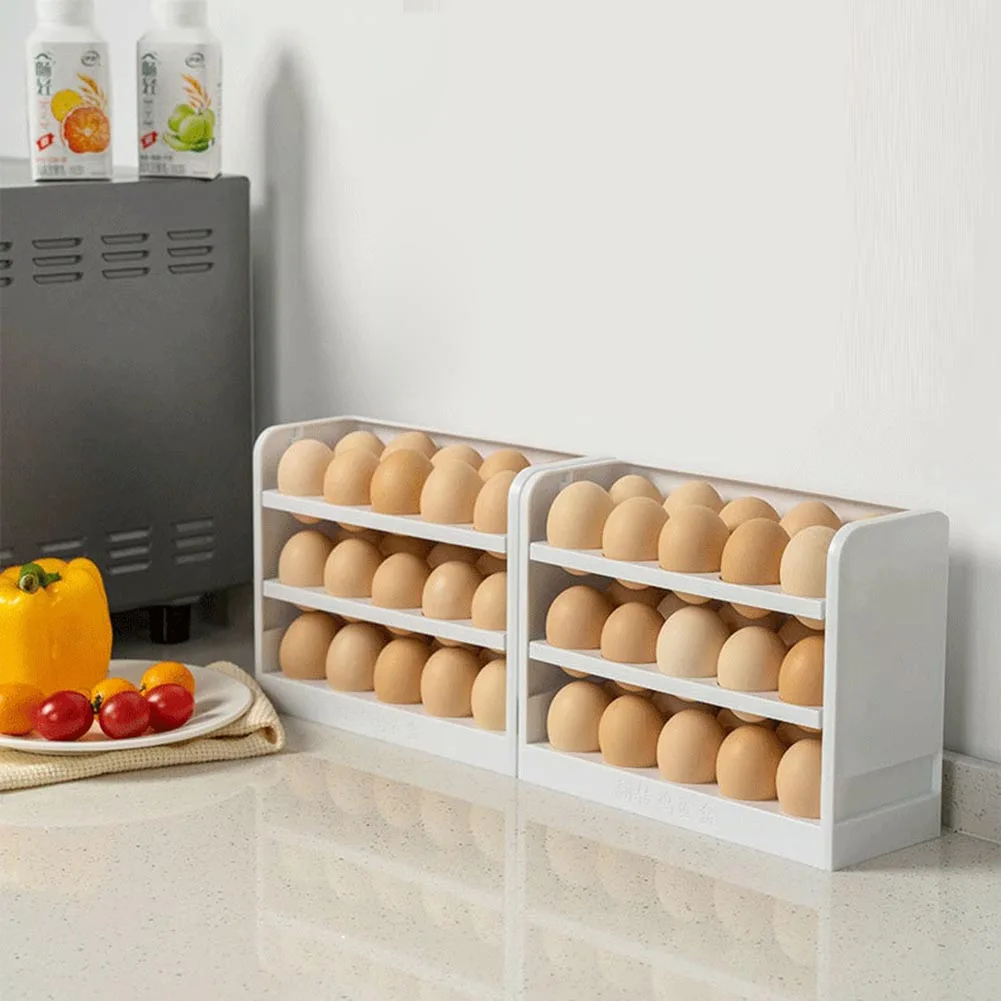 Кухонные аксессуары коробка для хранения яиц органический Органайзер