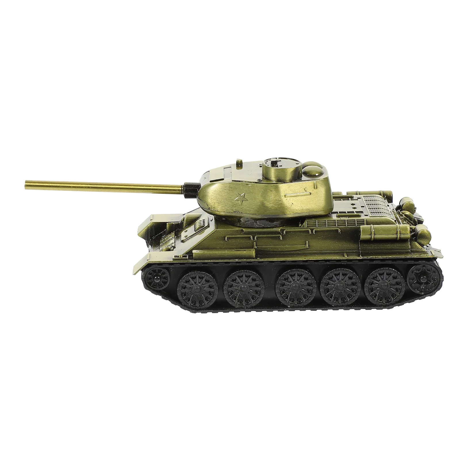 

Vintage Simulation Metal Tank Model Alloy Tank Decor Desktop Tank Ornament