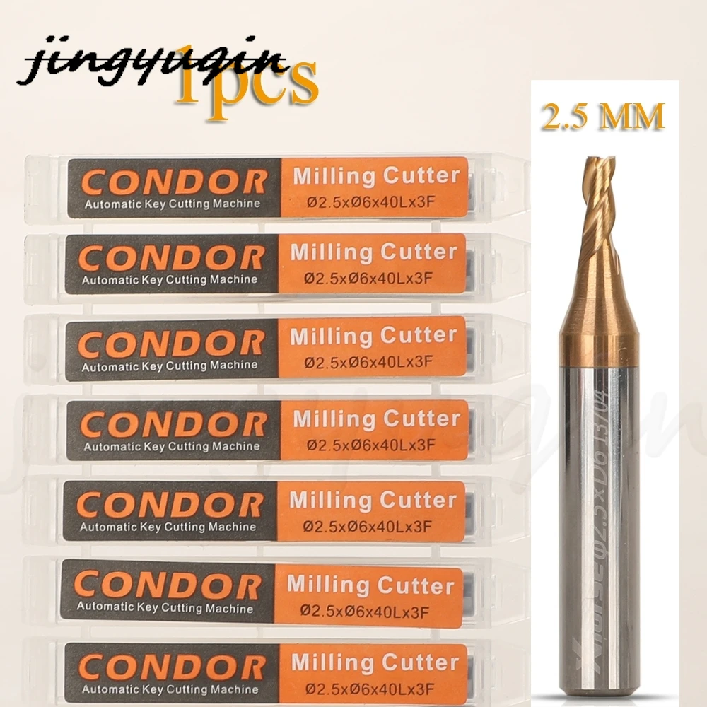 

Jingyuqin 1/1,5/2/2,5 мм фрезерный трассировочный зонд для Xhorse CONDOR XC MINI Plus XC-007 Dolphin XP станк для резки ключей