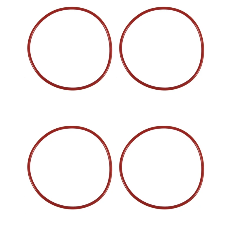 

4X красное Силиконовое уплотнительное кольцо с деревом 110 мм X 104 мм X 3,5 мм