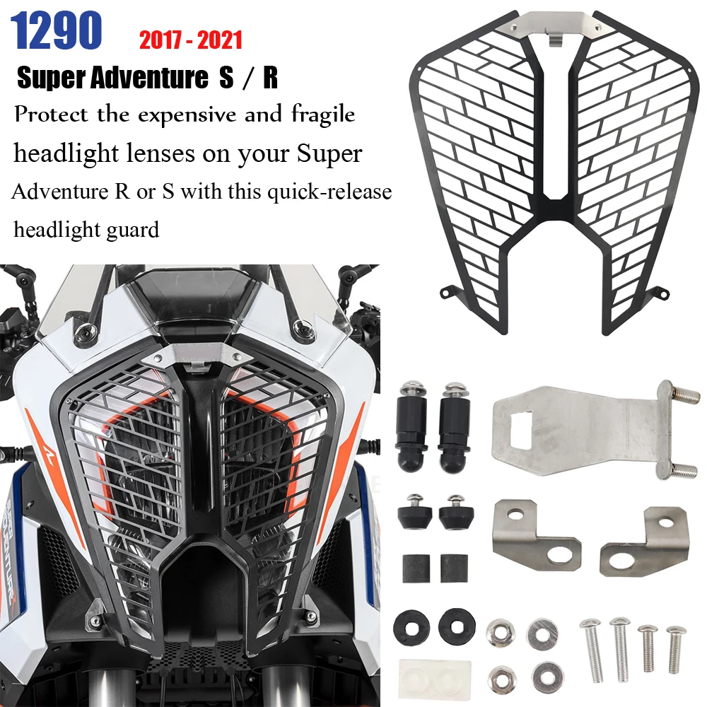 

Для 1290 Super Adventure ADV S R 2021-Защитная крышка для фар мотоцикла, аксессуары, защита фары