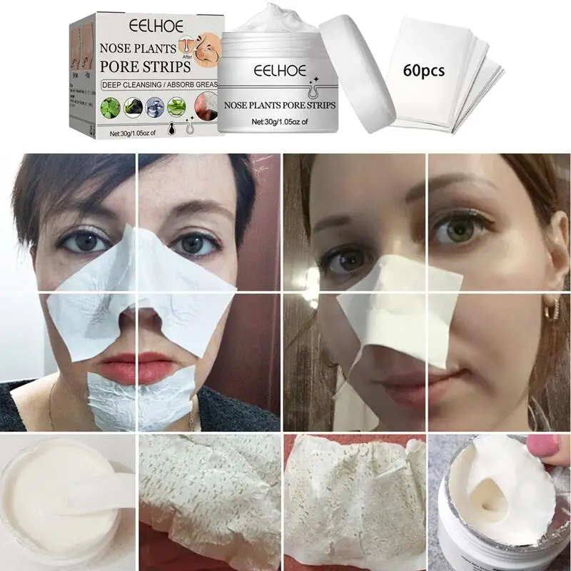 

30gBlackhead Removal Nose Mask Set Deep Clean Pores Dirty Oil Control Effective Remove Whitehead Keratin Shrink Pores Sooth Skin