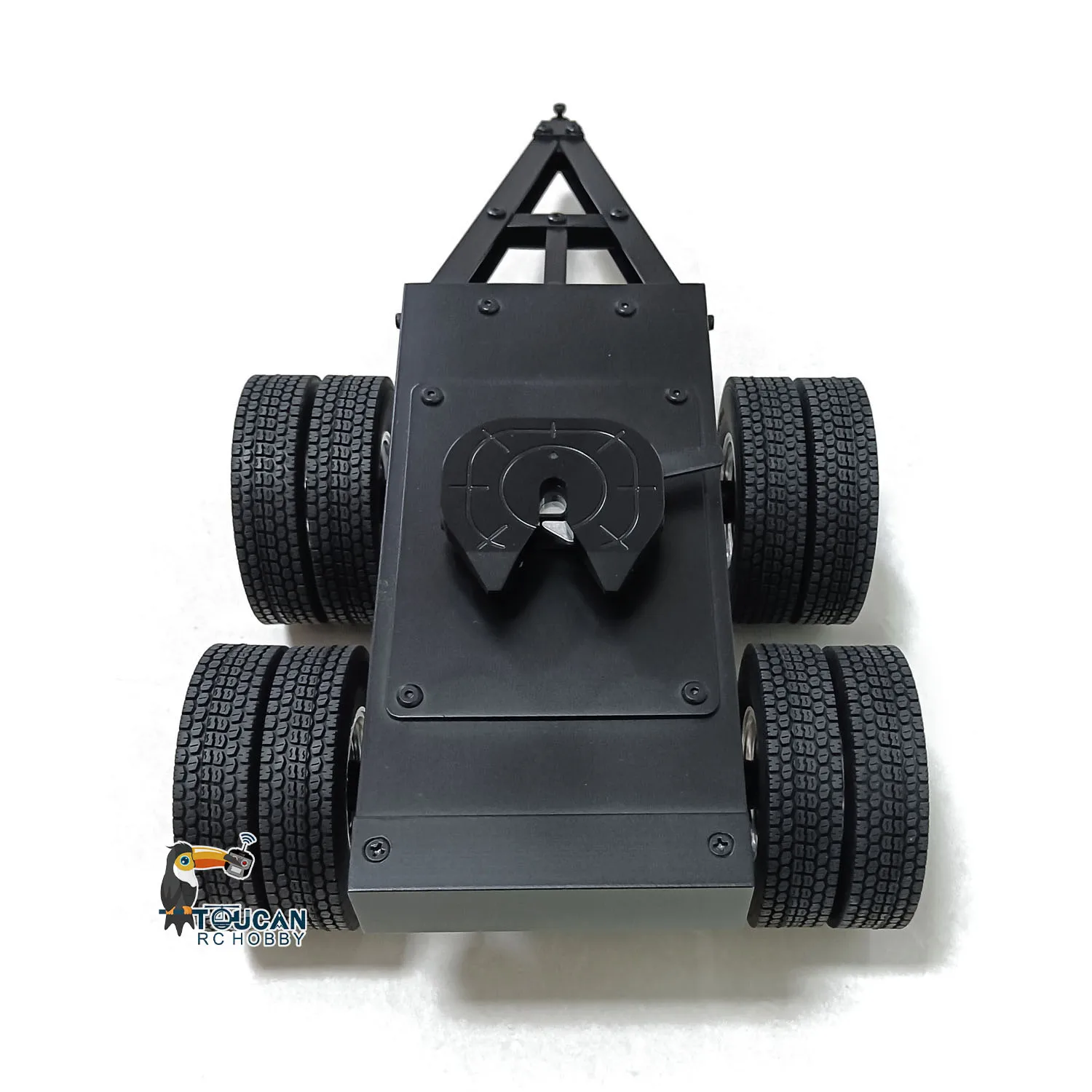 WHL RC металлический прицеп 2 оси тяга запасная часть 1/14 для LESU грузовиков с