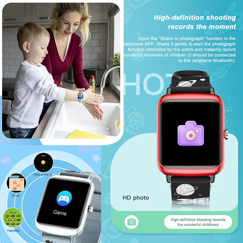 Спортивные Детские Смарт-часы для девочек и мальчиков фитнес-браслет с