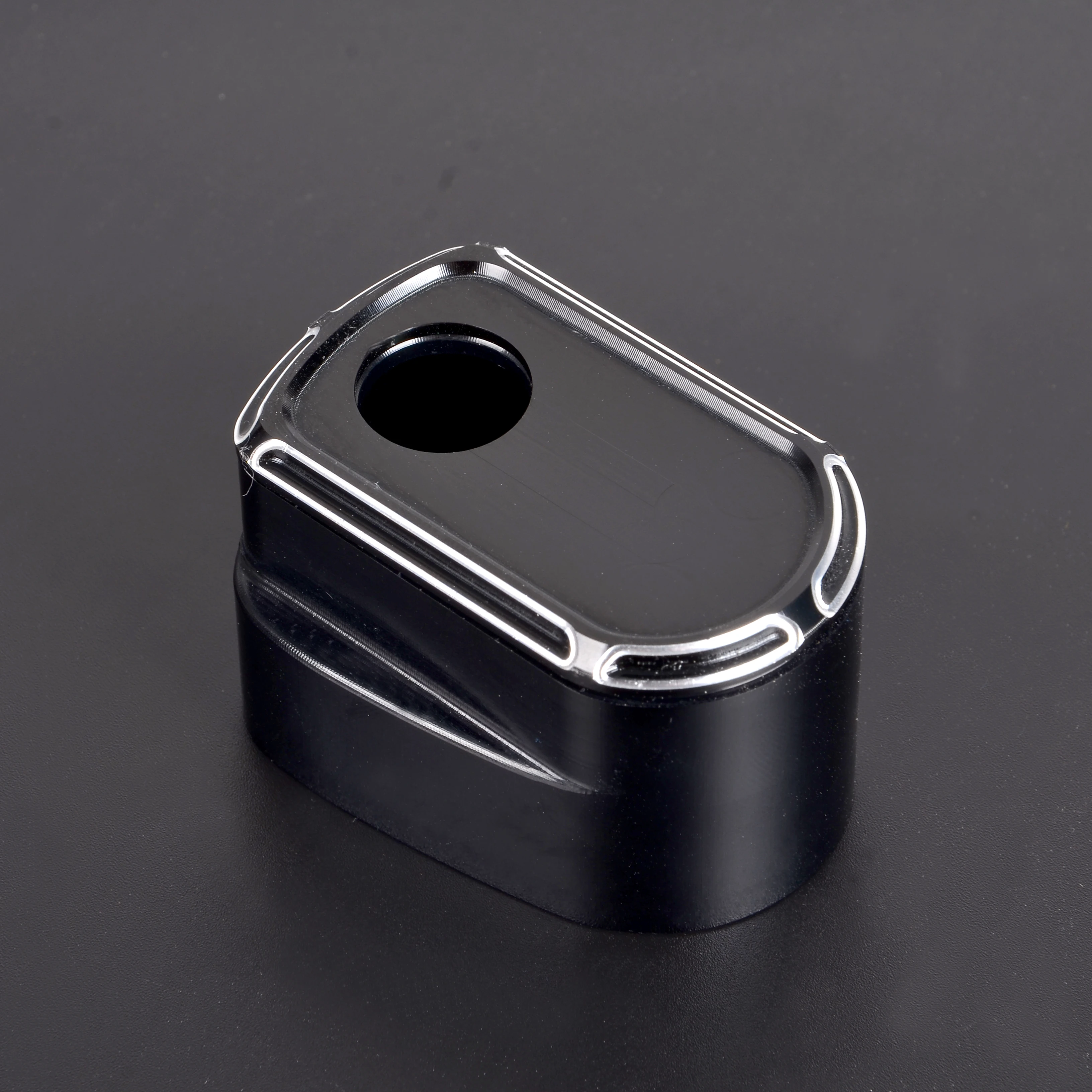 

Motorcycle CNC Ignition Switch Cover CNC Accessory Chrome Edge Cut Billet Aluminum For Harley Electra Street Glide 2006-2013