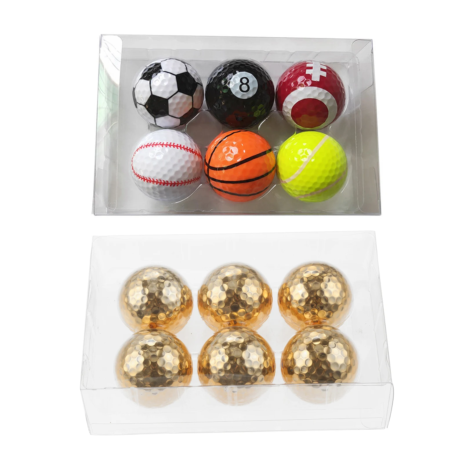 S Two Layer Indoor Outdoor Golf Game Practice Training Ball Golf Sports Equipment Golfer Gift 42.67mm