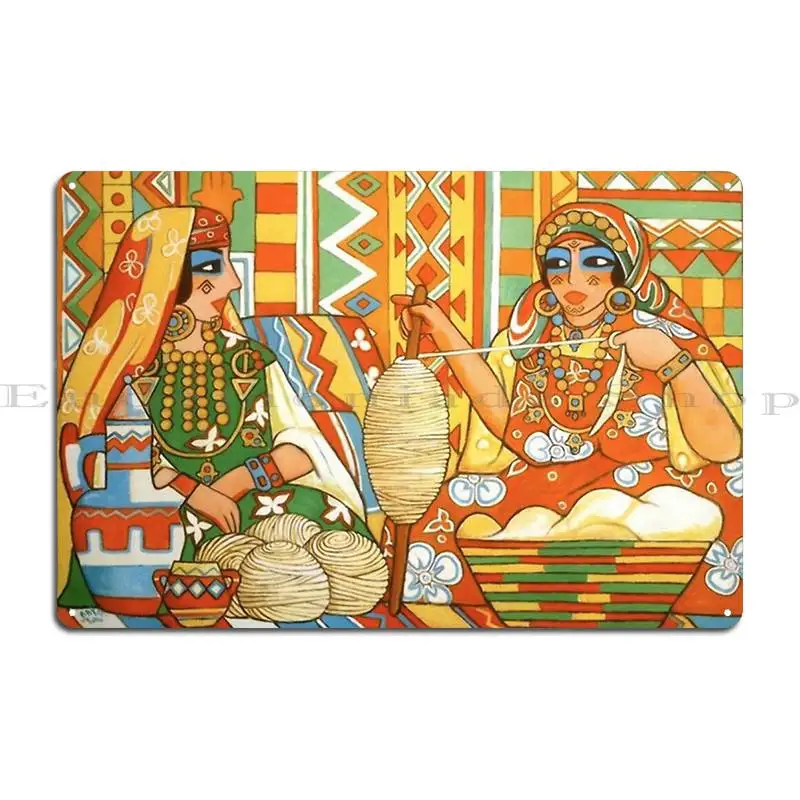 Amazigh Berber Традиционная культура Металлическая табличка Плакат Бар Кино Вечеринка